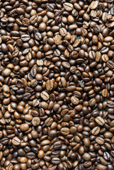 Coffee beans background.