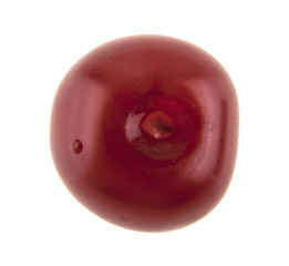 red cherry isolated on white background