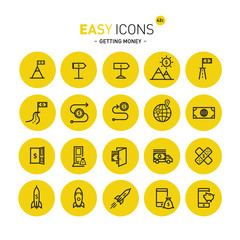 Easy icons 42c Gettng money