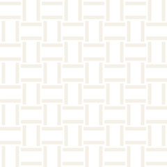 Trendy monochrome twill weave Lattice. Abstract Geometric Background Design. Vector Seamless Pattern.