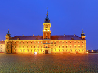 Fototapeta na wymiar Warsaw. Royal Square.