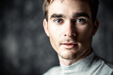 Fototapeta premium sad young man