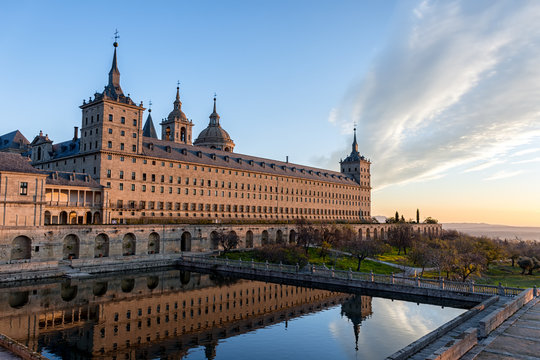 amanecer en san lorenzo del escorial