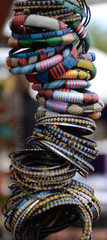 Thick bangle bracelets