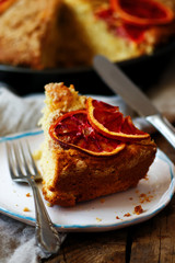 BLOOD ORANGE BUCKLE.selective focus
