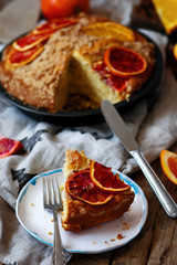 BLOOD ORANGE BUCKLE.selective focus