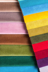 Fototapeta premium Color samples of a upholstery fabric