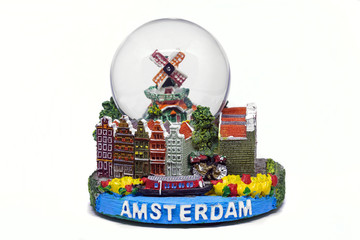 Amsterdam Snow Globe