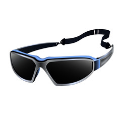 Stylish sports glasses with strap
