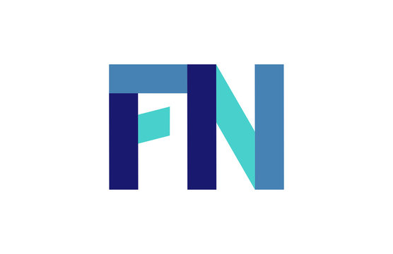 FN Ribbon Letter Logo