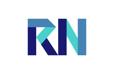 RN Ribbon Letter Logo