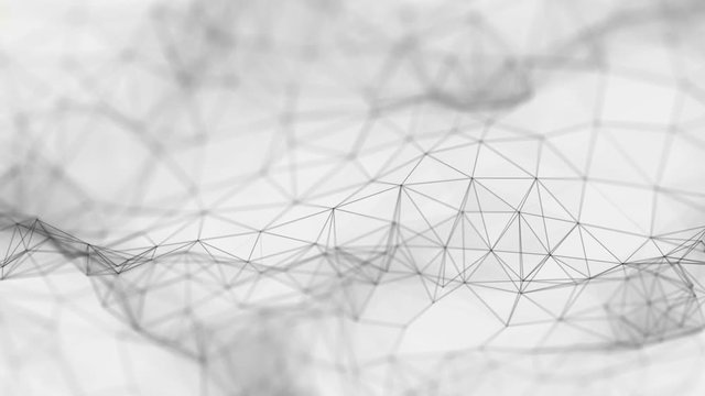 Plexus Surface Looped Grey Background