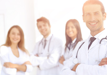 Fototapeta premium practitioners of his colleagues