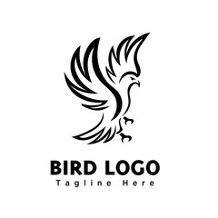 eagle landing art logo