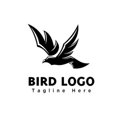 Fototapeta premium abstract eagle bird fly logo
