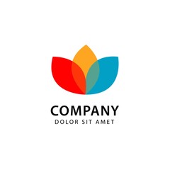 Fototapeta na wymiar Leave Company Logo Vector Template Design