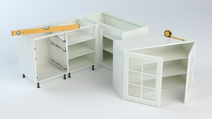 Assemblyf kitchen furniture