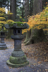 Park in Shintoist temple at Shimoyoshida, Fujioshida