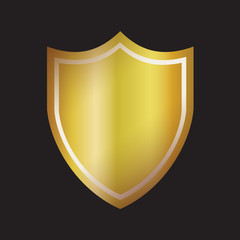 Gold Shield Icon