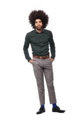 Fototapeta premium Full body afro man