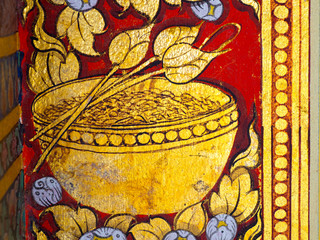 Traditional thai line art