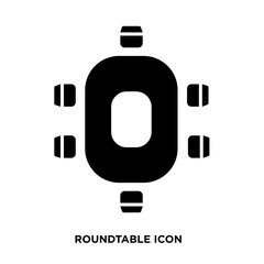 roundtable icon vector
