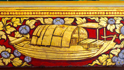 Traditional thai line art