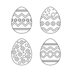 four easter egg pattern
