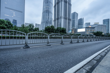 urban traffic road with cityscape in modern city of China.