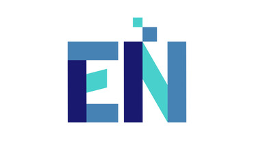 EN Digital Ribbon Letter Logo