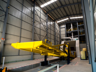 Truck dump Station, motor hydraulic