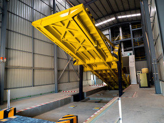Truck dump Station, motor hydraulic
