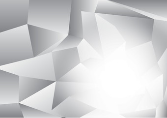 Abstract black and white color polygon modern design vector background eps10 with copy space