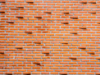 Abstract background with new brick wall. horizontal