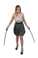 Woman Samurai Swordsman