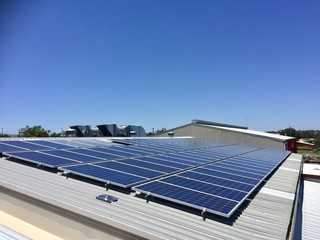 Solar panels on roof - photovoltaics