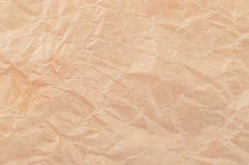 Fototapeta premium Wrinkled packaging paper background