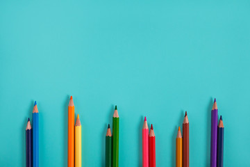 color pencil mockup for design