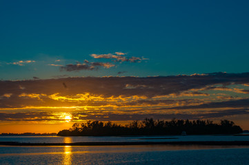 Fototapeta na wymiar Sarasota Bay sunset