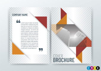 Abstract modern Background, Design Template, Business Brochure, Flyer Layout, Poster, Magazine, Annual Report, Front and back, vector illustration