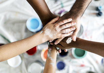 People renovating the house