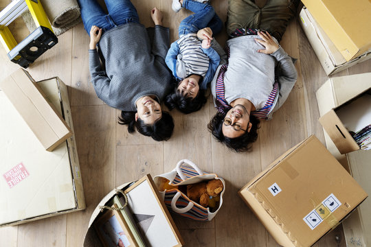 Asian Family Buy New House