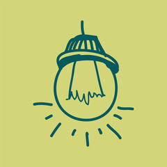 Illustration of a light bulb