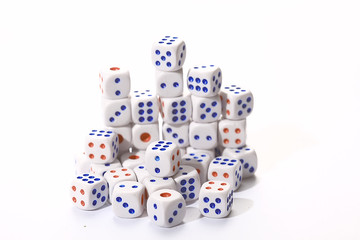 a lot of dice, the texture of the game concept