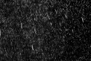 texture of rain and fog on a black background overlay effect