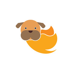 Dog Bird Logo Icon Design