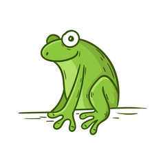 cute cartoon frog