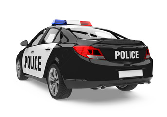 Police Car Isolated © nerthuz