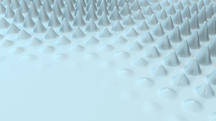 Naklejka premium needle surface