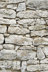 Old stone wall closeup